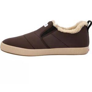 Xtratuf Men's Brown Slip-On Faux-Shearling Lined Casual Shoe